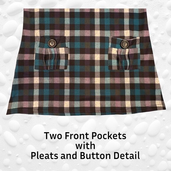 Papillon Plaid Tunic/Dress Size XL Fits like M/L NWOT - Picture 5 of 7